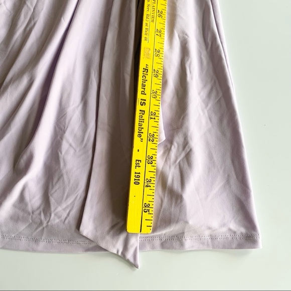 🌸New🌸 Ralph Lauren Knee Length Sheath Dress Size 8 Purple Belted NWT - Picture 11 of 13